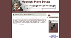 Desktop Screenshot of moonlightpianosonata.com